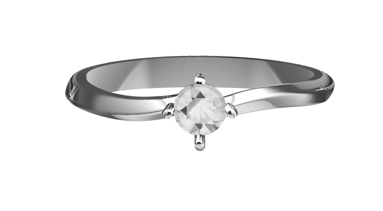 Promise Glow Moissanite Ring
